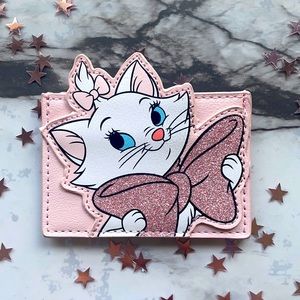 Pink Disney Marie cat small wallet